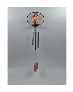 Campana de Viento Krishna Bhakti Bansidhar de 90 mm, Material PVC/ABS, Moderna, Moldeada por Inyección, Decorativa, Colgante, Espiritual, Feng Shui - Product Image 3