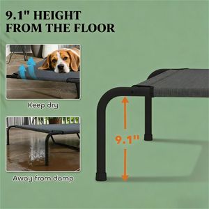Cuccia Grande Grigia per Cani con Struttura Stabile - Cucce e Mobili Premium per Animali Domestici - Product Image 4