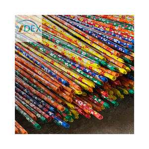 Manche de balai en bois d'eucalyptus 100% naturel, robuste et de haute qualité, pour balai plat ou fleur de balai - Product Image 3