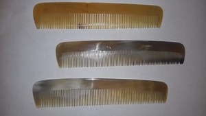 Peines de cuerno de búfalo natural hechos a mano, de dientes anchos y finos, antiestáticos, ecológicos, de lujo, duraderos, para uso natural. - Product Image 2