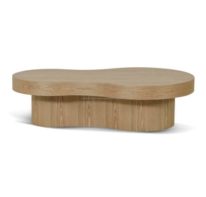 Table en bois ronde fantaisie Dingo pour la maison Meubles d'hôtel Meubles de luxe bien figurés en bois d'acacia - Product Image 1