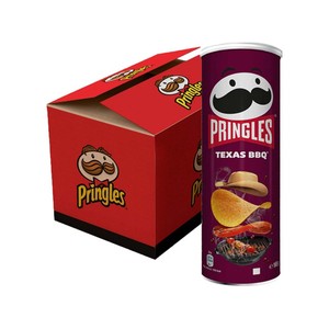 Prringles Texas BBQ Sauce, Papas Fritas Apilables con Sabor a BBQ Ahumado y Dulce, con Deliciosa Textura Crujiente de Patata - Product Image 3
