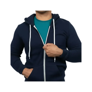เสื้อฮู้ดผ้าฟลีซสตรีทแวร์สำหรับผู้ชาย - Product Image 2