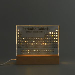 Tavola Periodica degli Elementi in Resina con LED - Product Image 1