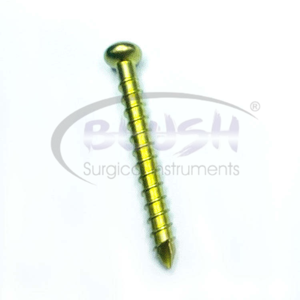 Vis corticale en titane durable pour implant orthopédique vétérinaire, pour la fixation osseuse orthopédique animale par Blush Surgical - Product Image 4