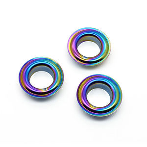 OEM 2026 Ojales Redondos de Metal de Hierro de Alta Calidad, Duraderos, Color Arcoíris, Sin Níquel, para Bolsos y Prendas - Product Image 6