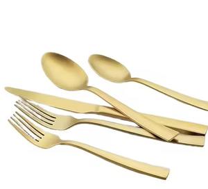 Ensemble de couverts en acier inoxydable robuste, vaisselle de restaurant solide pour buffet et traiteur - Product Image 1