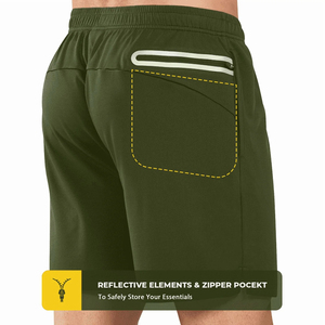 Shorts de sport pour homme, respirants, imperméables, à séchage rapide, pour la course à pied, le fitness et les activités sportives estivales - Product Image 6