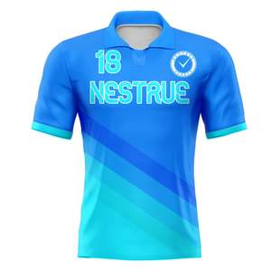 Maillots de football par sublimation en gros, maillots de football personnalisés, respirants, légers, séchage rapide, uniformes d'équipe, usine de vêtements de sport OEM - Product Image 5