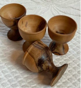 Taza Ecológica de Madera de Haya Natural con Forma de Huevo, Artesanía, Nuevo Diseño, Taza de Madera para Huevos Cocidos a Precio de Mayoreo - Product Image 1