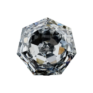 Diamant cultivé en laboratoire certifié IGI GIA, 3 carats, en vrac, HPHT CVD, synthétique, naturel, D VVS, forme heptagonale - Product Image 1