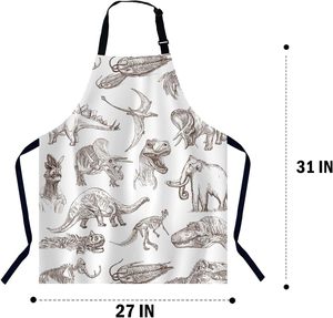 Tablier à bretelles noir et gris avec tour de cou réglable pour hommes et femmes, idéal pour la cuisine, la cuisson, le grillades - Product Image 3