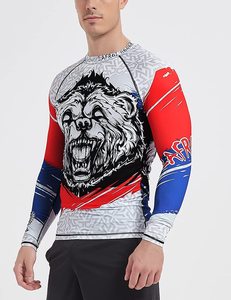 Custom Made <b>Womens</b> Rashguard Sublimation Long Sleeve UV Protection <b>Compression</b> Swim Wholesale OEM Wear OEM Wholesale - Product Image 3