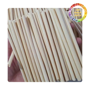 Pailles en bambou naturel écologiques réutilisables pour smoothies et jus - Product Image 4