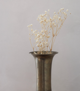 Export Quality Flower <b>Vase</b> for Floor Hot Selling Aluminum <b>Vase</b> Electroplating Silver Brushed Tapered Tall Slender Ornaments <b>Vase</b> - Product Image 4