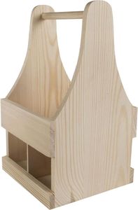 Porta Botellas de Cerveza de Madera Ecológico, Decorado con Láser, para Navidad y Año Nuevo, para Eventos Deportivos y Regalos - Product Image 6