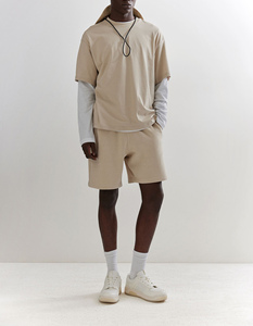 Shorts décontractés en coton pour hommes, pour le fitness, la course à pied, respirants, avec logo personnalisé, faible MOQ. - Product Image 1