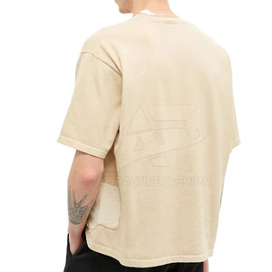 2026 New Style Men Distressed <b>T</b> <b>Shirt</b> Lightweight Soft Fabric Men Distressed <b>T</b> <b>Shirt</b> Pakistan Manufacturer - Product Image 3