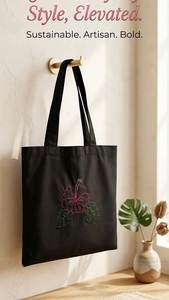High Quality Women Handbags 100% <b>Bead</b> Embroidery Tote Bags for Beach Outing Beaded <b>Needle</b> work <b>Needle</b> Beaded Tote Bags with Logo - Product Image 2