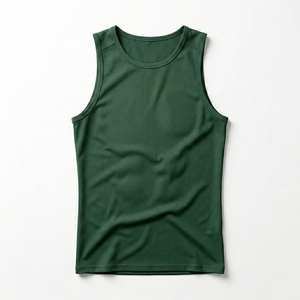 Custom Printed Logo Gym Tanktop Knitted Fabric <b>men</b> Stringer Slim Fit Weight Lifting Vest Racer Back <b>Singlet</b> - Product Image 1