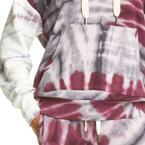 Vêtement surdimensionné avec motif Tie-Dye, manches longues, coupe ample confortable, matière polaire douce pour un confort optimal 2026 - Product Image 6