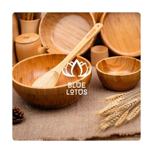 BEST SELLER Bol en bambou pour servir des desserts élégamment et mélanger des aliments de manière robuste, qualité supérieure, écologique, norme d'exportation - Product Image 1