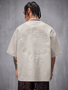 Camiseta Vintage para Hombre con Logotipo Personalizado en Relieve, Personalización Completa a Precio Económico, Todos los Logotipos Personalizados - Product Image 4