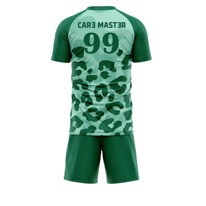 ชุดยูนิฟอร์มฟุตบอลสำหรับผู้ชายชุดเสื้อฟุตบอลและกางเกงขาสั้นมืออาชีพดีไซน์ของคุณระบายอากาศได้ดี - Product Image 3