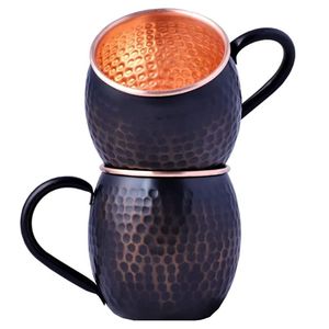 Ensemble de tasses en cuivre massif martelé faites à la main, verrerie de luxe vintage pour la cuisine, le restaurant, fournisseur en gros - Product Image 5
