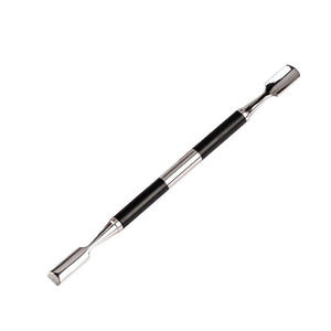 Pousse-cuticules carré professionnel réutilisable en acier inoxydable pour manucure et pédicure, outil de salon de haute qualité - Product Image 3