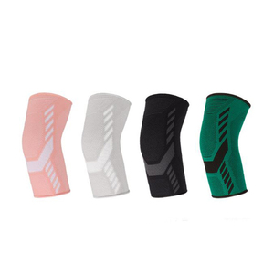 Manchon de compression respirant en tricot rose pour femme, protection des coudes, à enfiler, pour gymnastique, toutes saisons - Product Image 6