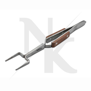 Pinzas de primera calidad para hacer joyas, pinzas rectas con cierre cruzado y boca cuadrada para soldar, longitud total de 160mm, acero inoxidable - Product Image 3