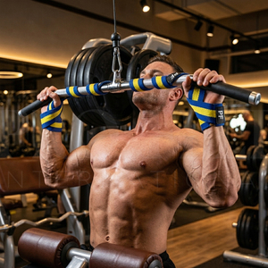 Nouvelles sangles de levage robustes pour la musculation, le soulevé de terre, la force athlétique et l'entraînement Strongman – Sangles antidérapantes avec support pour les poignets - Product Image 4