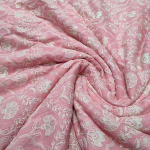 Tissu brodé fantaisie pour vêtements, tissu à broder pour fabricants de robes, fournisseur et exportateur pour le commerce international. - Product Image 1