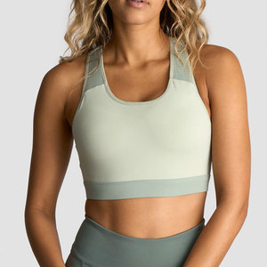 Soutien-gorge de sport pour femme à séchage rapide, bretelles réglables, respirant, compressif, tricoté, pour l'été et l'entraînement - Product Image 5