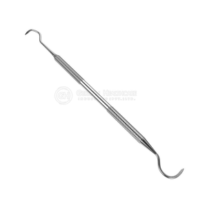 Raspador Periodontal de Doble Extremo de Acero Inoxidable, Sonda Exploradora de Higiene Dental, Instrumento Dental Manual para Limpieza Periodontal - Product Image 2