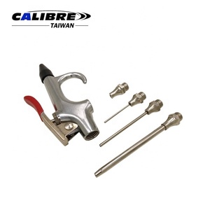 TAIWAN CALIBRE 5PC Compresor de aire portátil Boquilla Punta Aguja Inflación Kit de pistola de soplado - Product Image 2