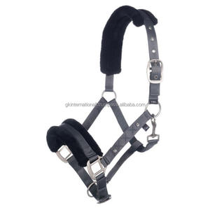 Cabestro de caballo de nailon ligero de alta calidad en todos los colores y tamaños personalizados con acolchado de visón suave en la banda de la nariz y la pieza de la Corona - Product Image 2