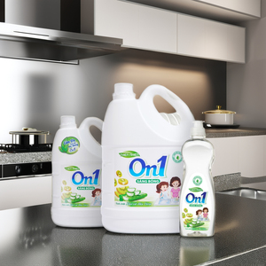 On1 chanh & sả 1.5L chất lỏng rửa chén chất tẩy rửa thơm chanh thơm hộ gia đình làm sạch số lượng lớn dùng một lần - Product Image 5