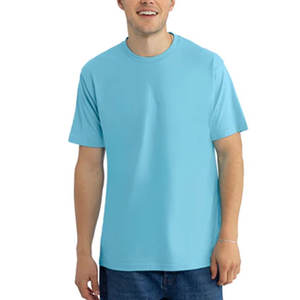 Camiseta de Algodón Negra Personalizada de Corte Regular, Camisetas Estampadas para Hombre, Camisetas Next Level Apparel para Hombre, Camisetas CVC Tri-blend - Product Image 4