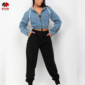 Chaqueta Vaquera Personalizada Ryan Pro Gear para Mujer, Tejido Transpirable y Cómodo con Logotipo Personalizado y Capucha - Product Image 2