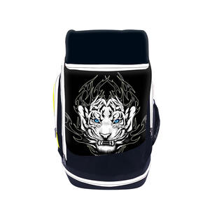 Sac à dos d'équipe scolaire sportive unisexe de luxe durable à motif de lettres en velours côtelé personnalisé par sublimation en gros SSTB-0014D - Product Image 6