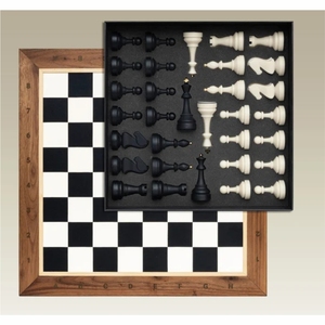 Jeu d'échecs pliable en bois de qualité supérieure, personnalisable, vente en gros, portable, avec plateau magnétique et rangement, pour adultes et enfants - Product Image 4