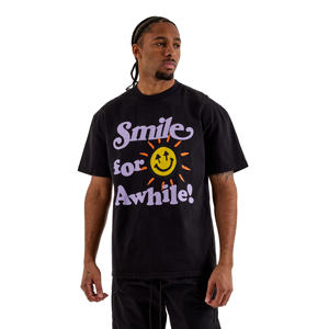 เสื้อยืดผู้ชายพิมพ์โลโก้ตามสั่ง ขายส่ง ดีไซน์ใหม่ ผ้าฝ้าย ระบายอากาศได้ดี เป็นมิตรกับสิ่งแวดล้อม บริการ OEM - Product Image 1