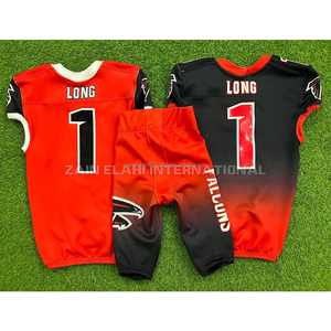 Tenues de football américain avec broderie Tackle Twill, nom et numéro, respirantes, séchage rapide, impression numérique, Spandex/Lycra/Mesh, grandes tailles - Product Image 3