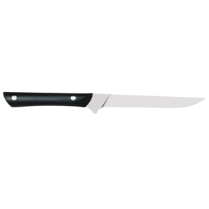 Couteau à filet flexible de 6 pouces en acier inoxydable, lame étroite, couteau de cuisine professionnel pour désosser et tailler le poisson avec manche noir - Product Image 1