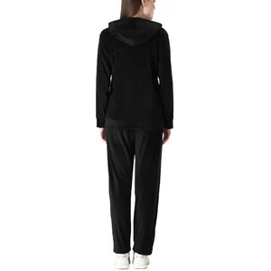 Chándal de Invierno para Mujer, Color Liso, con Capucha de Forro Polar Ecológico, para Adultos, Talla Grande, Precio Bajo - Product Image 2
