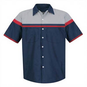 Industrial Workwear <b>Welding</b> FR Hi Visibility Waterproof Breathable Flame Retardant Polyester Safety Mechanic Wear <b>Shirt</b> for Men - Product Image 2