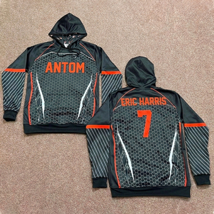 Ensembles de survêtements de sport respirants pour hommes, personnalisés, en coton 100% anti-transpiration et séchage rapide, pour la maternité et le fitness, collection automne, vente en gros - Product Image 3