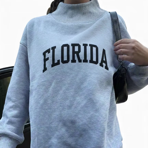 Sweat-shirts à capuche surdimensionnés en coton 100% pour femmes, prix abordable, ourlet fendu, haute qualité, personnalisables, collection automne - Product Image 1